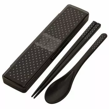 Skater Combi Set Black Dot палочки для еды 21 см ложка можно мыть в посудомоечной машине для мужчин CCS45SA