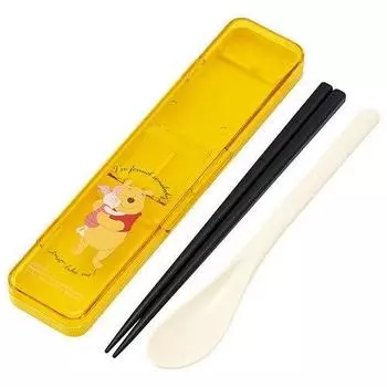 Skater Combi Set Chopsticks Spoon Set Winnie the Pooh Blooms Disney CCS3SA