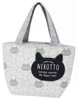 Skater Cool Lunch Bag with Mini Pocket Nekotto KNBP1