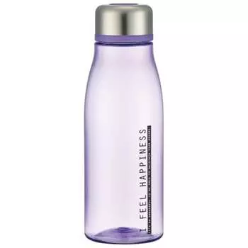 Skater Direct Drinking Water Bottle See-Through Lavender 500ml with Tea Strainer PTY5-A