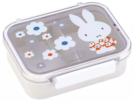 Skater Dishwasher Safe Storage Container 430ml Miffy Monotone Made in Japan PM3CA-A