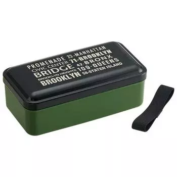 Skater Dome Lid Bento Box 870 мл большой емкости ланч-бокс Brooklyn мужской, сделано в Японии SLLB9-A