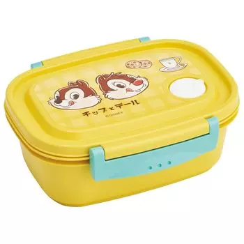 Skater Easy Light Lunch Box Disney Chip Dale Cafe Retro M 550ml Microwave Safe Seal Container Storage Container Made in Japan & XPM4-A