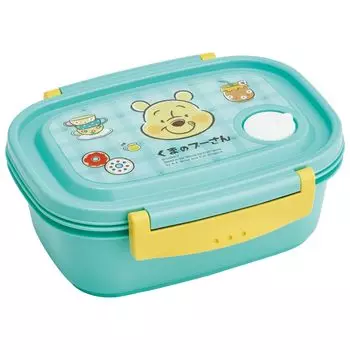 Skater Easy Light Lunch Box Disney Winnie the Pooh Cafe Retro M 550ml Microwave Safe Seal Container Storage Container Made in Japan XPM4-A