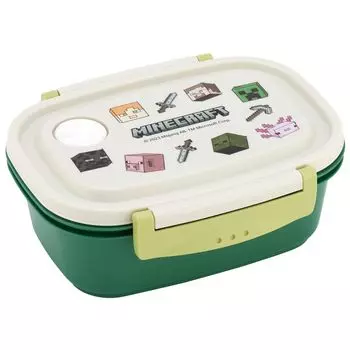 Skater Easy Light Lunch Box M 550ml Microwave Safe Seal Container Storage Container Minecraft Explore More Made in Japan XPM4-A