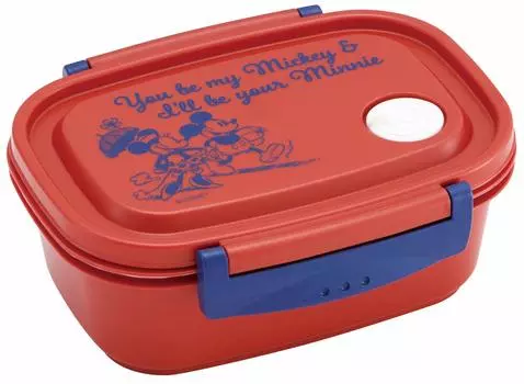 Skater Easy Light Lunch Box M Microwave Safe 550ml Mickey Mouse Seal Container Storage Container Disney XPM4