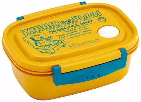 Skater Easy Light Lunch Box M Microwave Safe 550ml Winnie the Pooh Winnie the Pooh Seal Container Storage Container Disney XPM4
