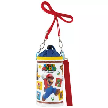 Skater Enamel Plastic Bottle Case for 500ml Super Mario 23 PVPC6-A