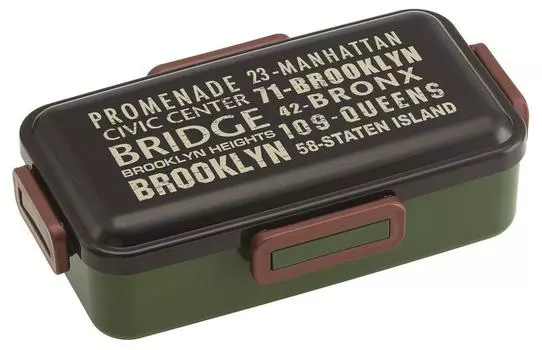 Skater Fluffy Dome Lid Bento Box 830ml Large Capacity Brooklyn Made in Japan PFLB8