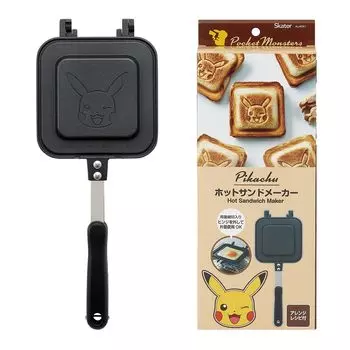 Skater Hot Sand Maker Милый запеченный алюминиевый прямой огонь Покемон Пикачу Легко чистить ALHOS1-A