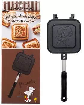 Skater Hot Sand Maker Симпатичный запеченный на открытом огне алюминиевый Snoopy Легко чистить ALHOS1-A