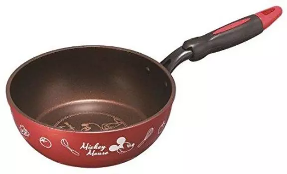 Skater IH Gas fire corresponding Diamond Coating Frying pan deep 20cm Mickey Mouse Disney AFP20