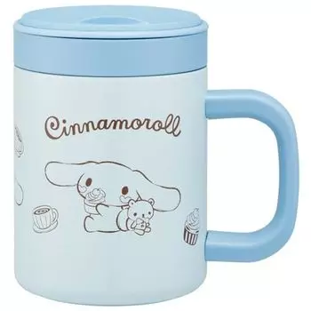 Skater Inner Cup Thermal/Cold Stainless Steel Mug 330ml with Lid Vacuum Insulated Double Structure Sanrio Cinnamoroll STMG4NI-A