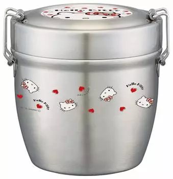 Skater Insulated and Cold Rice Bowl Stainless Steel Lunch Box 550ml Hello Kitty STLBD6-A