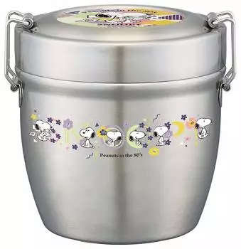 Skater Insulated and Cold Rice Bowl Stainless Steel Lunch Box 550ml Snoopy STLBD6-A
