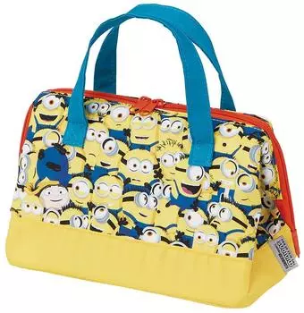 Skater Insulated Clasp Lunch Bag Minions Fever KGA1-A