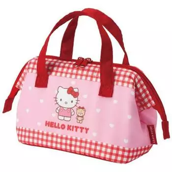 Skater Insulated Lunch Bag with Clasp, Children s Size, For Children s Bento Boxes, Hello Kitty, Always with You, Sanrio KGA0-A