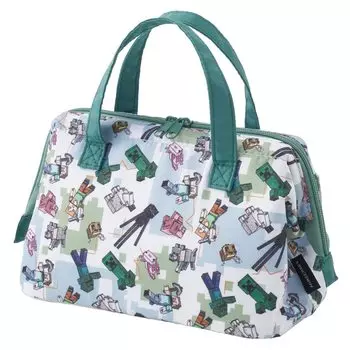 Skater Изолированная сумка для ланча с застежкой Minecraft Explorer Еще больше Minecraft Boys KGA1