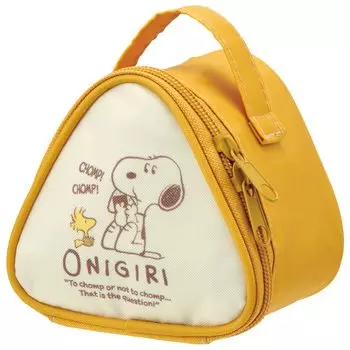Skater Изолированная сумка для ланча в форме рисового шарика Snoopy Rice Ball Peanuts KONC2