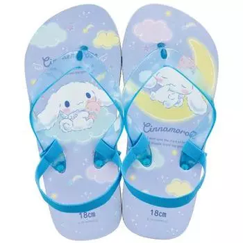 skater kids beach sandals cinnamoroll starry sky sanrio 18cm sdbe18-a