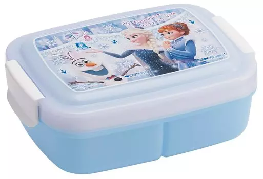 Skater Kids Lunch Box Dome Shape with Integrated Dividers 840ml Frozen Disney Made in Japan P84