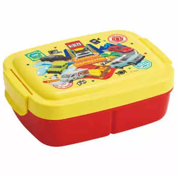 Skater Kids Lunch Box Dome Shape with Integrated Dividers 840ml Tomica Boys Made in Japan P84