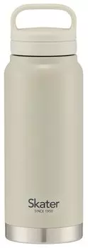 Skater Кружка-бутылка из нержавеющей стали 500 мл с винтовой ручкой матово-серая термо/холодная STSC4-A