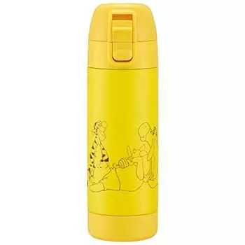 Skater Lightweight Water Bottle Stainless Steel Single Layer Mug Bottle for Room Temperature 500ml Healthy Drink Winnie the Pooh Relax SSSC5D-A