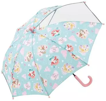 Skater Long Umbrella for Children 45cm Disney Princess Umbrella UB45-A