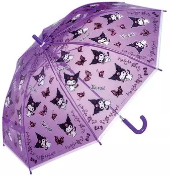 Skater Long Umbrella Vinyl Umbrella 55cm Kuromi Sanrio UBV3-A