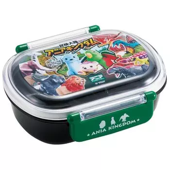 Skater Lunch 1 Dome Fluffy Ania Ania For Made in Japan Children s Box, Tier, 360ml, Shape, Kingdom, Antibacterial, Children, QAF2BAAG-A