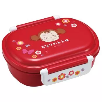 Skater Lunch 1 with Core Dishes Fluffy Kids Antibacterial Made in Ghibli Totoro Lunch Girls QAF2BAAG Children s Box, Tier, 360ml, (Side Container),