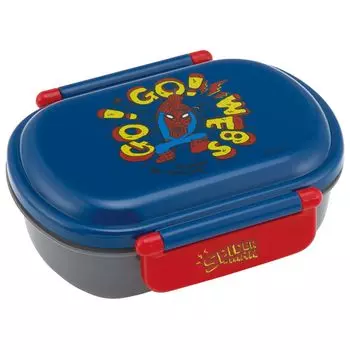 Skater Lunch 1 with Core Dishes Fluffy Kids Antibacterial Made in Pop QAF2BAAG Children s Box, Tier, 360ml, (Side Container), Dome-shaped Lunch,