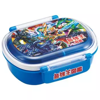 Skater Lunch 1 with Inner Container Dish Dome Shape for Fluffy Kids Antibacterial Made in Strongest Illustrated Guide Children s Box, Tier, 360ml,