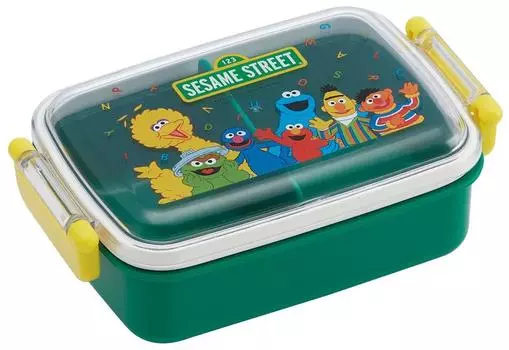 Skater Lunch Box 1 Tier 450ml Fluffy Dome Shape Antibacterial Kids Lunch Made in Japan Sesame Street Boys Girls RBF3ANAG Children s