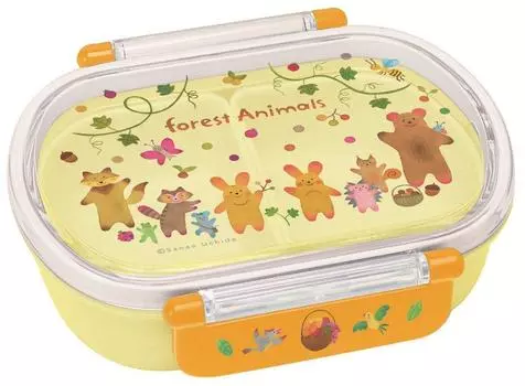 Skater Lunch Box 360ml Bento Box Forest Animals Made in Japan QA2BA