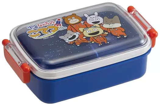 Skater Lunch Box 450ml Silver Ion Antibacterial Space Nanchara Kotetsukun Children s Ag+ RBF3ANAG-A