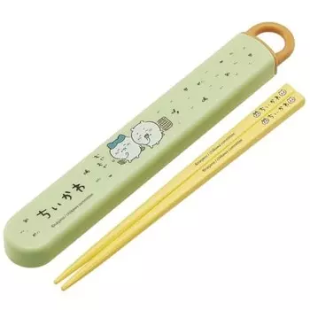 Skater Lunch Box Chopstick Box Set Chopsticks Box 16.5 см Для детей Антибактериальная обработка Chikawa Легко открывается Раздвижной тип Сделано в Японии ABS2AMAG-A