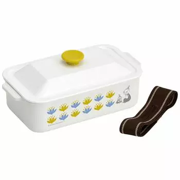 Skater Lunch Box Cocotte Style Fluffy Dome Lid Mii and Mimura Moomin Made in Japan 520ml LCO5