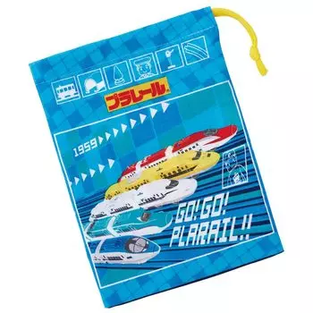 Skater Lunch Box Cup Bag 21x15cm with Gusset Plarail 22 Boys Made in Japan KB62-A