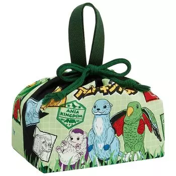 Skater Lunch Box Drawstring Bag Ania Kingdom Made in Japan Children s KB7-A