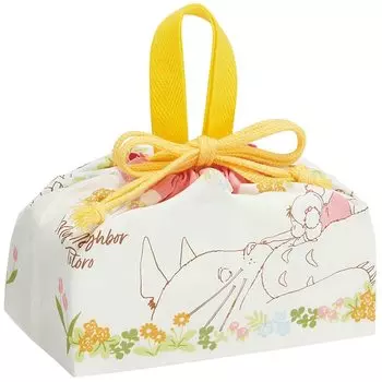 Skater Lunch Box Drawstring Bag My Neighbor Totoro with Mei Made in Japan Children s KB7-A
