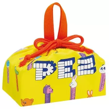 Skater Lunch Box Drawstring Bag with Gusset Kids Made in Japan PEZ Pez KB7 Children s