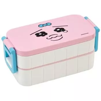 Skater Lunch Box, Panchu Rabbit, 600ml, Antibacterial, 2 Tiers, for Women, Made in Japan YZW3AG-A