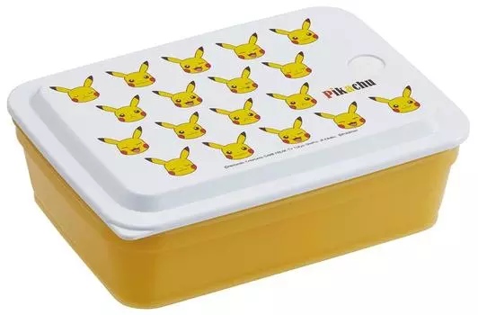 Skater Lunch Box Silver Ion Antibacterial Fluffy Packing Integrated Air Valve 1 Tier 850ml Pikachu Ag+ PAS9AG-A