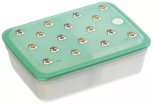 Skater Lunch Box Silver Ion Antibacterial Fluffy Packing Integrated Air Valve Included 1 Tier 850ml Disney Chip Dale PAS9AG Ag+ &
