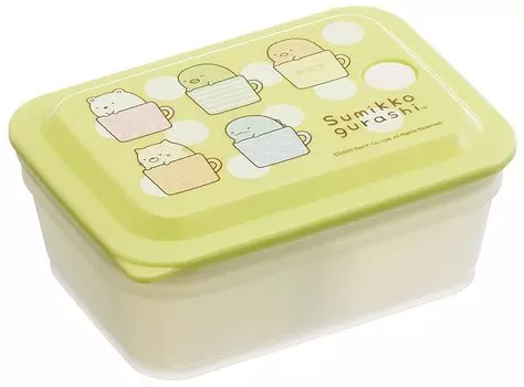 Skater Lunch Integrated Air 1 Sumikko Gurashi Box, Antibacterial, Fluffy, 450ml, Packing, Valve, Tier, PAS5AG-A