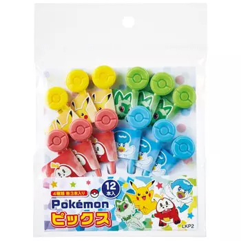 Skater Lunch Picks 12 предметов Pokemon 23N LKP2-A