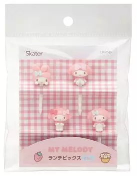 Skater Lunch Picks 3D My Melody Sanrio 4 предмета LKP5D