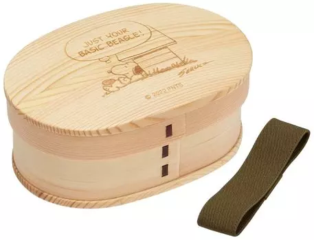 Skater Magewappa Lunch Box 550ml with gasket Wappa with belt Snoopy leak-proof WLB6-A